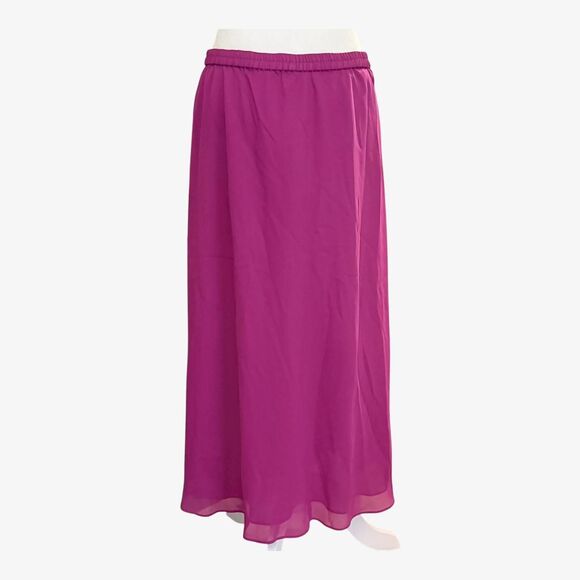 Draper's & Damon's White Satin Blazer and Pink Maxi Skirt Two Piece Set - Picture 5 of 14